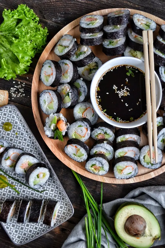 sushi na raz - Czy sushi je się na raz