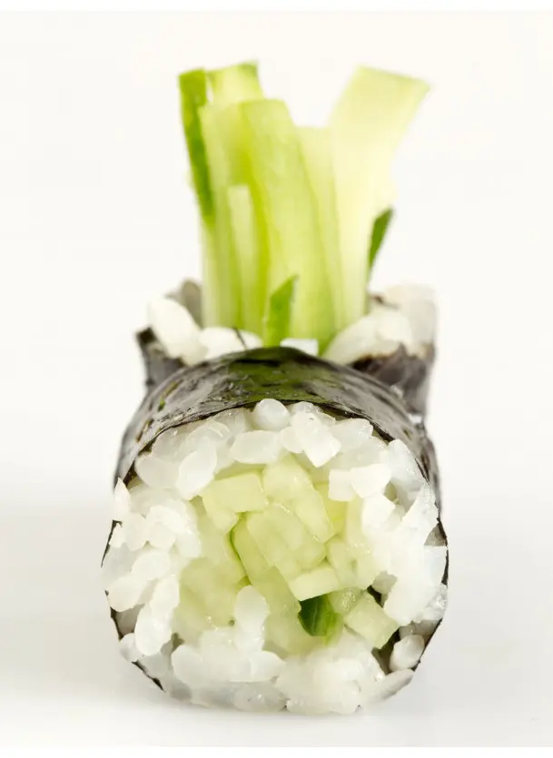 Hosomaki ogóre - Sushi wegetariańskie - Ile kalorii ma hosomaki z ogórkiem hosomaki ogóre - Ile kalorii ma hosomaki z ogórkiem