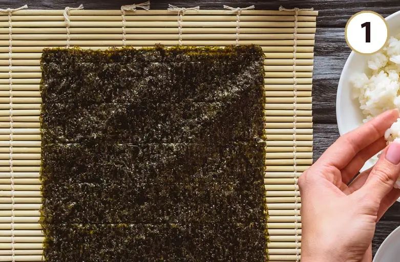 nori sushi którą stroną - Jak jeść nori