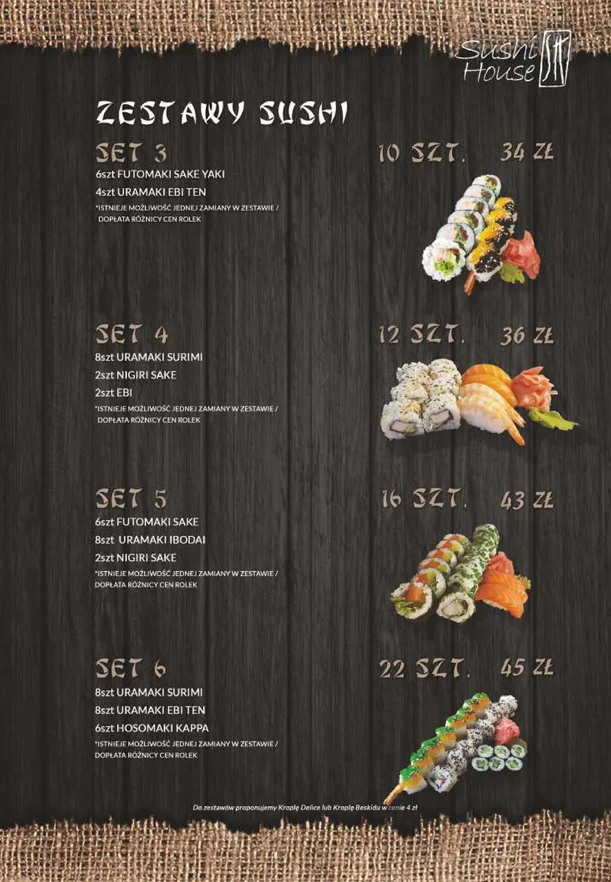 futomaki tai sushi house - Jak się mówi na restauracje z sushi