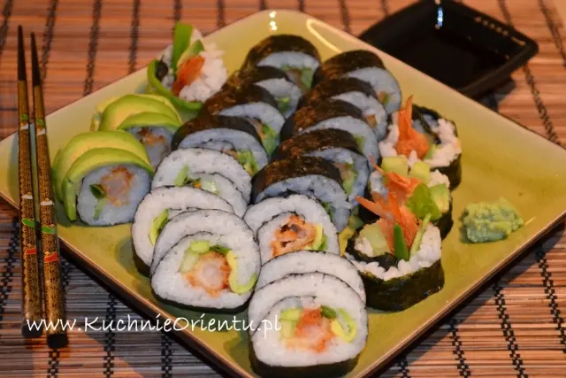 Sushi z krewetkami - przepis krok po kroku - Jak zrobić marynatę do krewetek sushi z krewetkami przepis - Jak zrobić marynatę do krewetek