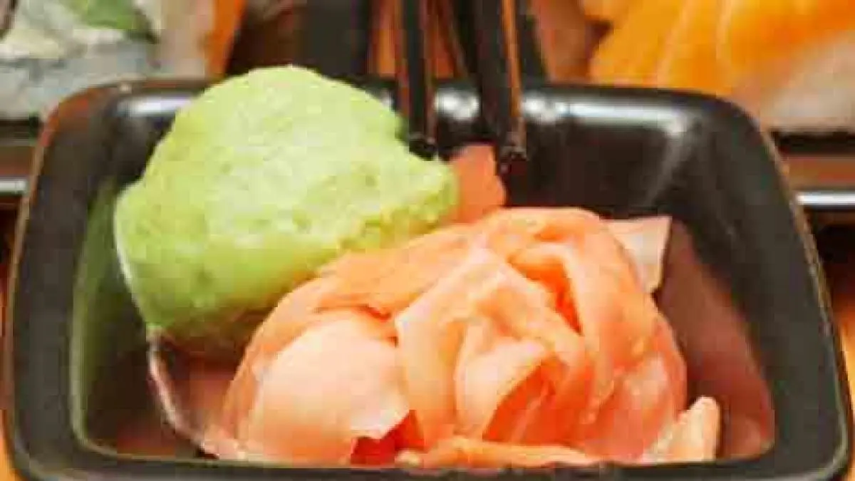 różowy dodatek do sushi - Jaki dodatek do sushi oczyszcza kubki smakowe